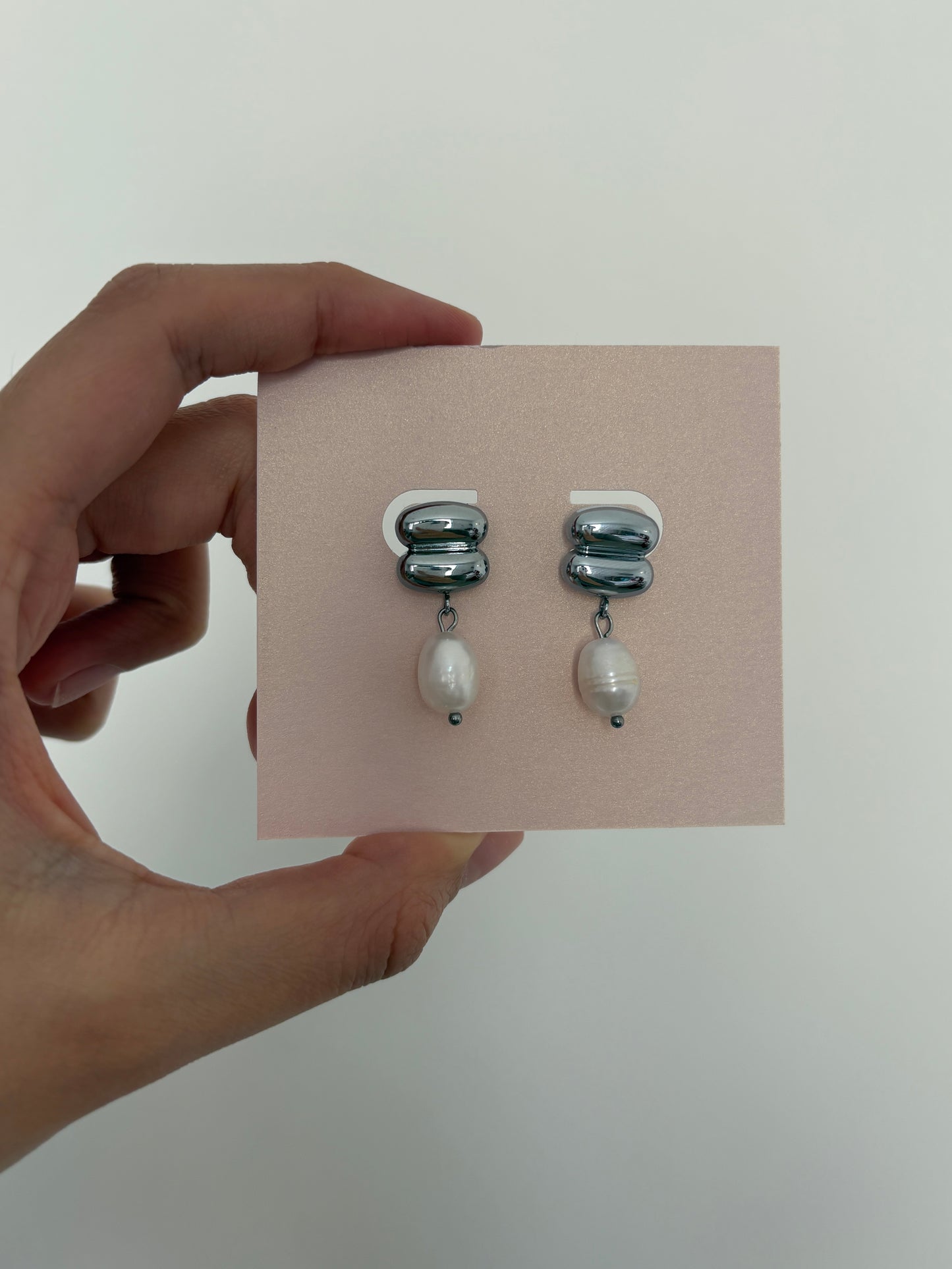 Aretes Duo Nacar