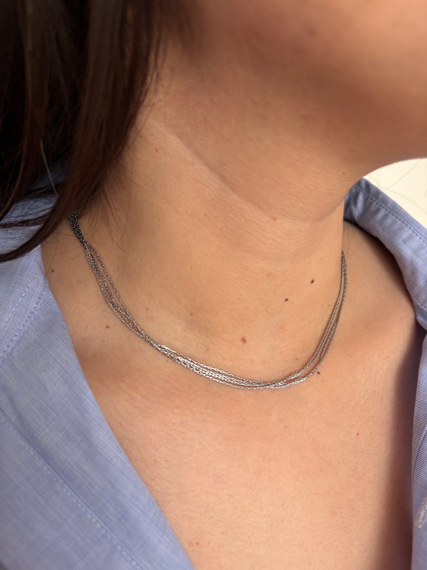 collar cuatro hilos