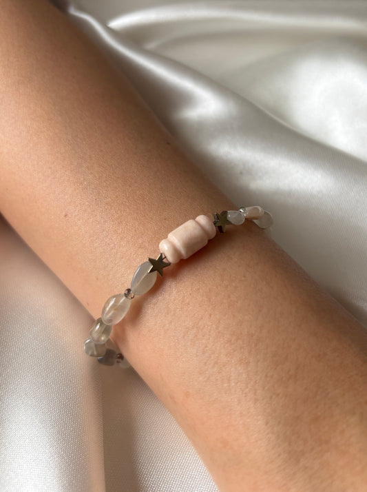 Pulsera tierra rosa