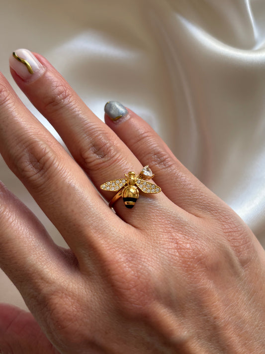 Anillo abeja miel