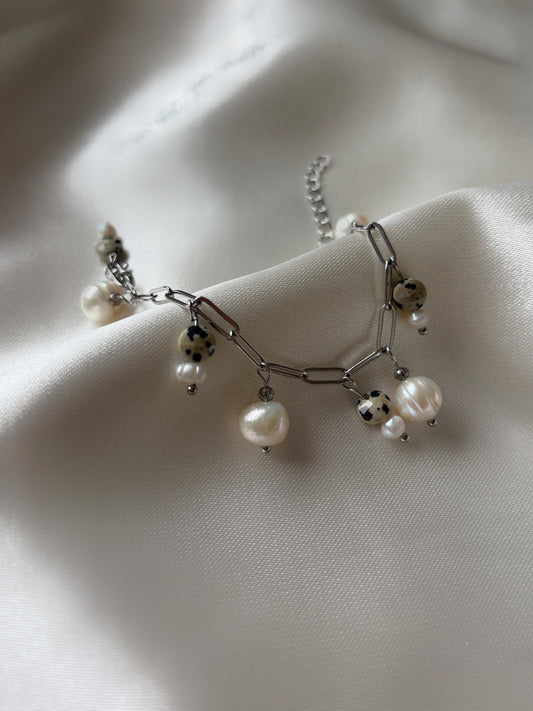 Pulsera nieve dálmata