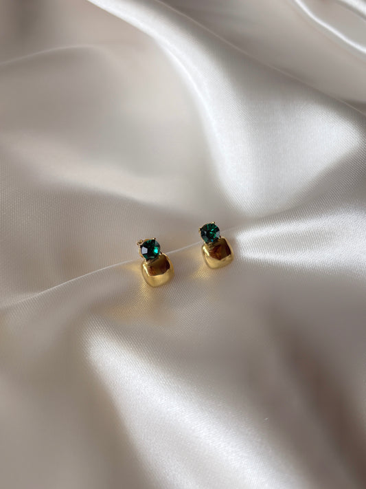 Aretes esmeralda