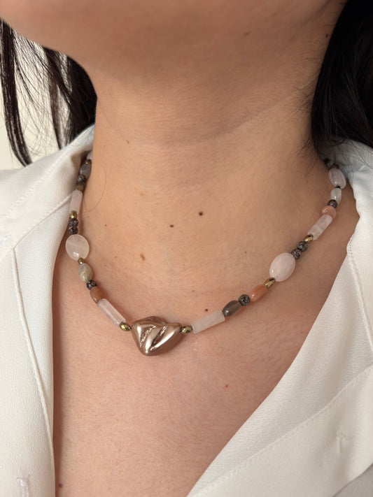 Collar invierno tostado