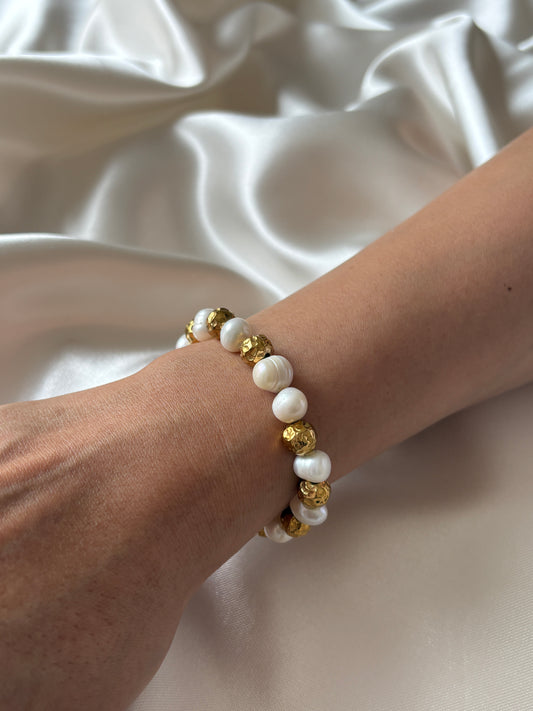 Pulsera sol perla