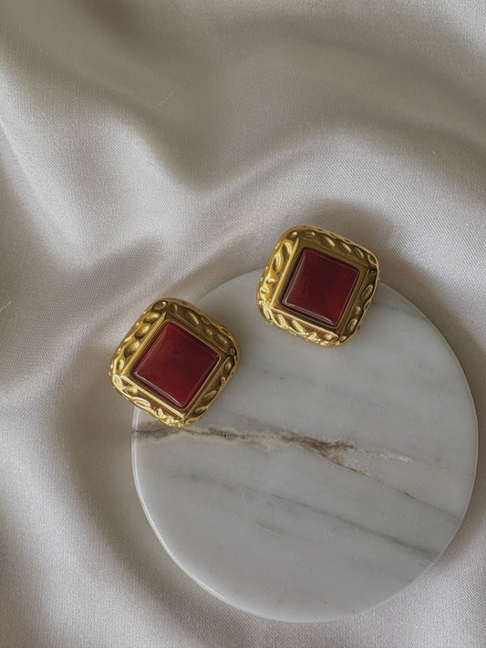 Aretes vintage ambar
