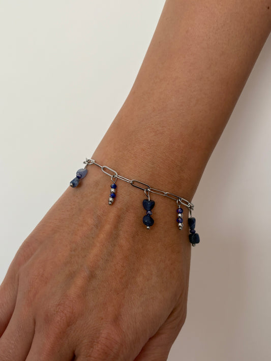 Pulsera sodalita charms